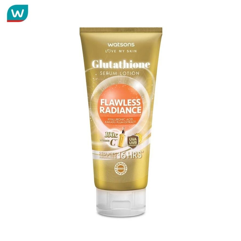 Watsons วัตสัน กลูต้าไธโอน ฟลอเลส เรเดียนซ์ เซรั่ม โลชั่น 330 มล.