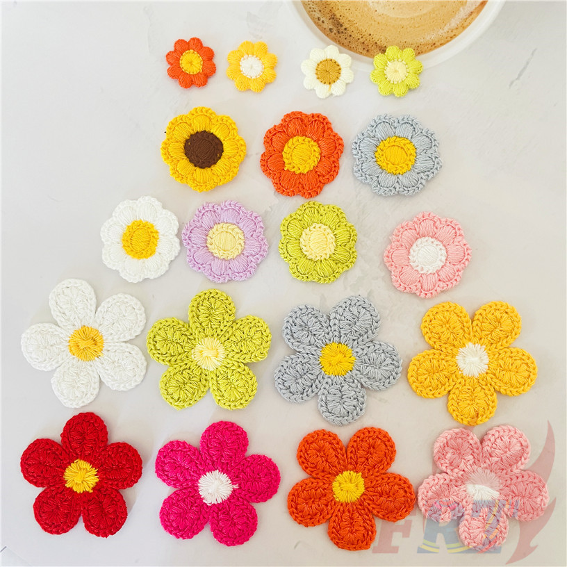 ❀ สีสัน Flowers Series 04 Patch ❀ 1 PC DIY ผ้า Applique เย็บปักถักร้อยเย็บบนแพทช์อุปกรณ์ตกแต่ง