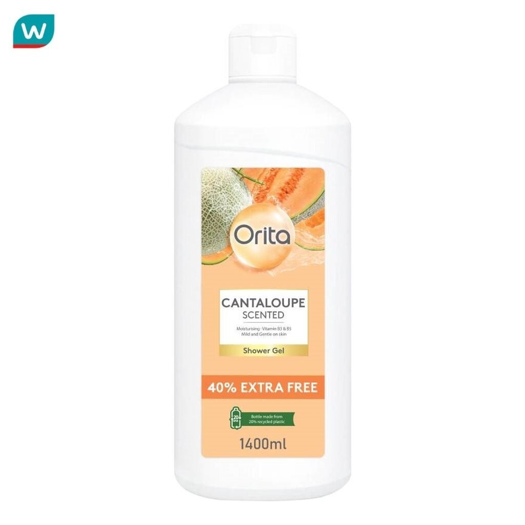 Orita โอริต้า เจลอาบน้ำ กลิ่นแคนตาลูป 1400 มล.