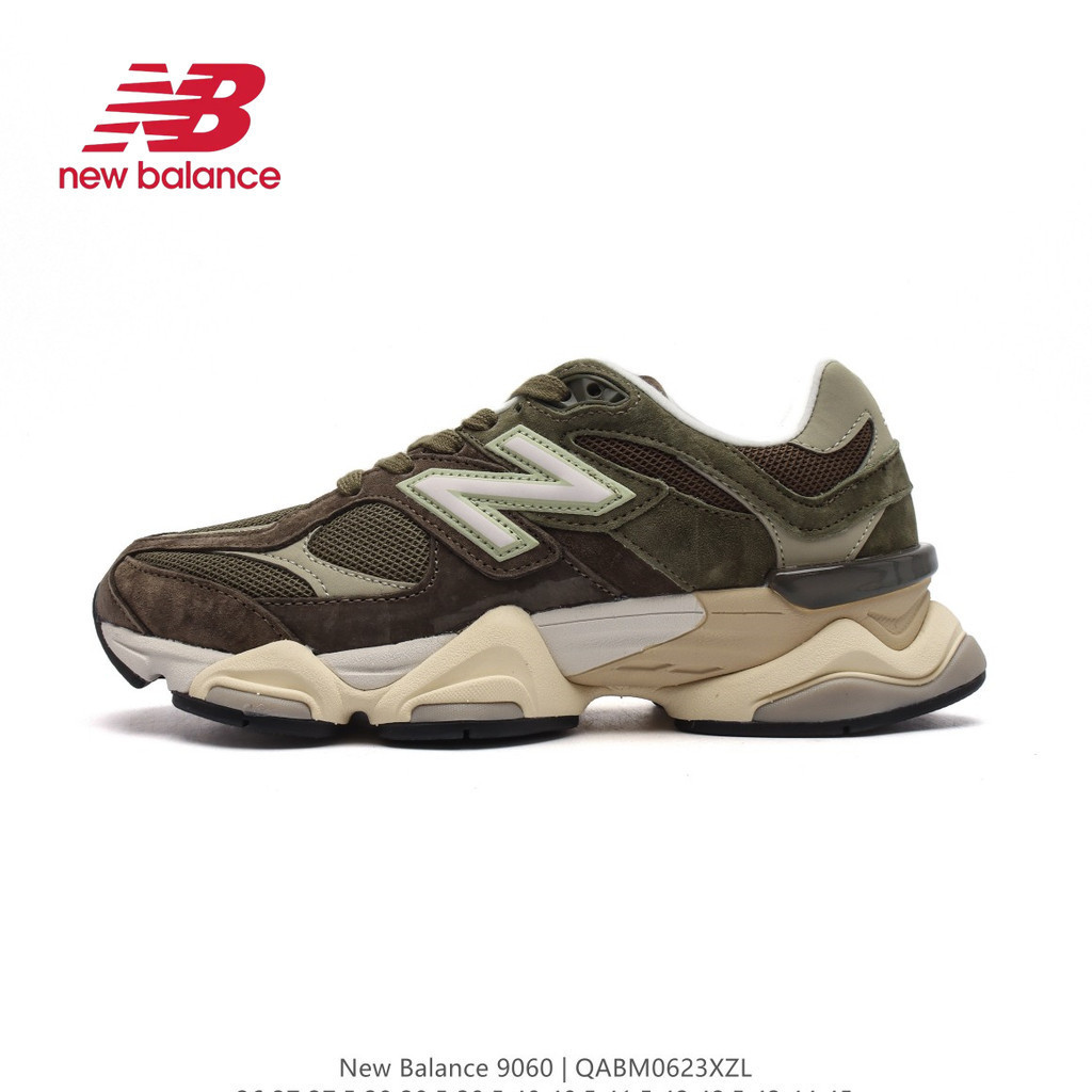 NB New Balance NB9060 กีบช้างน้อยสําหรับผู้หญิงและผู้หญิง 9060 รองเท้าพ่อที่สะดวกสบาย สไตล์ใหม่ 9060