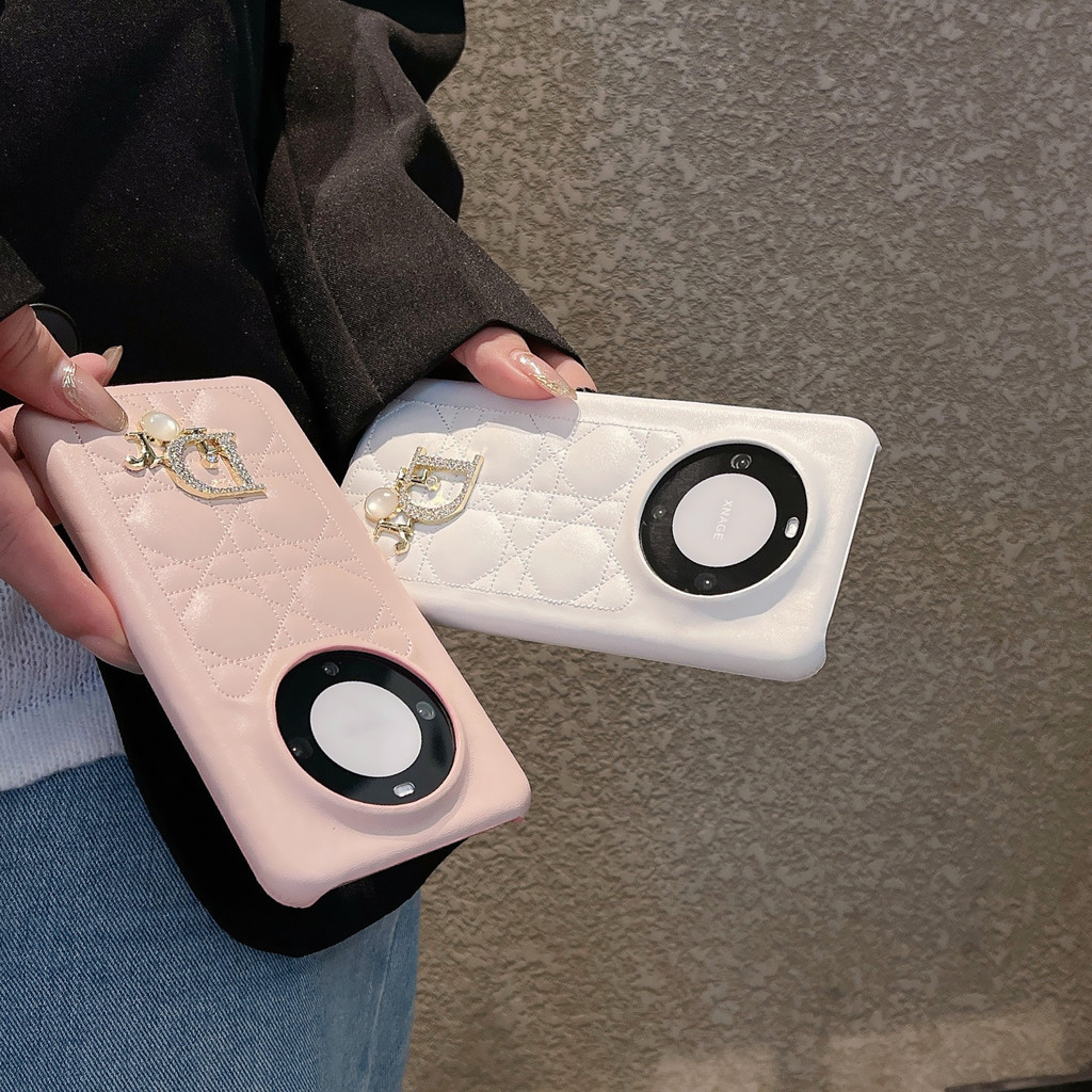 สําหรับ Huawei MATE 30 40 50 60 PRO PURA 70 70PRO 70U พรีเมี่ยมหรูหราหนัง PU ออกแบบเฉพาะปลอกกันกระแท