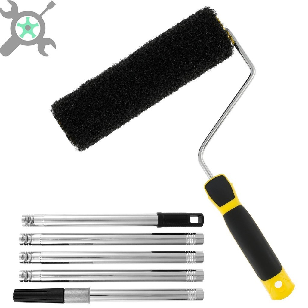 Drywall Compound Roller 9 นิ้ว Drywall Texture Roller Drywall Roller แปรง Ergonomic Handle SHOPCYC07