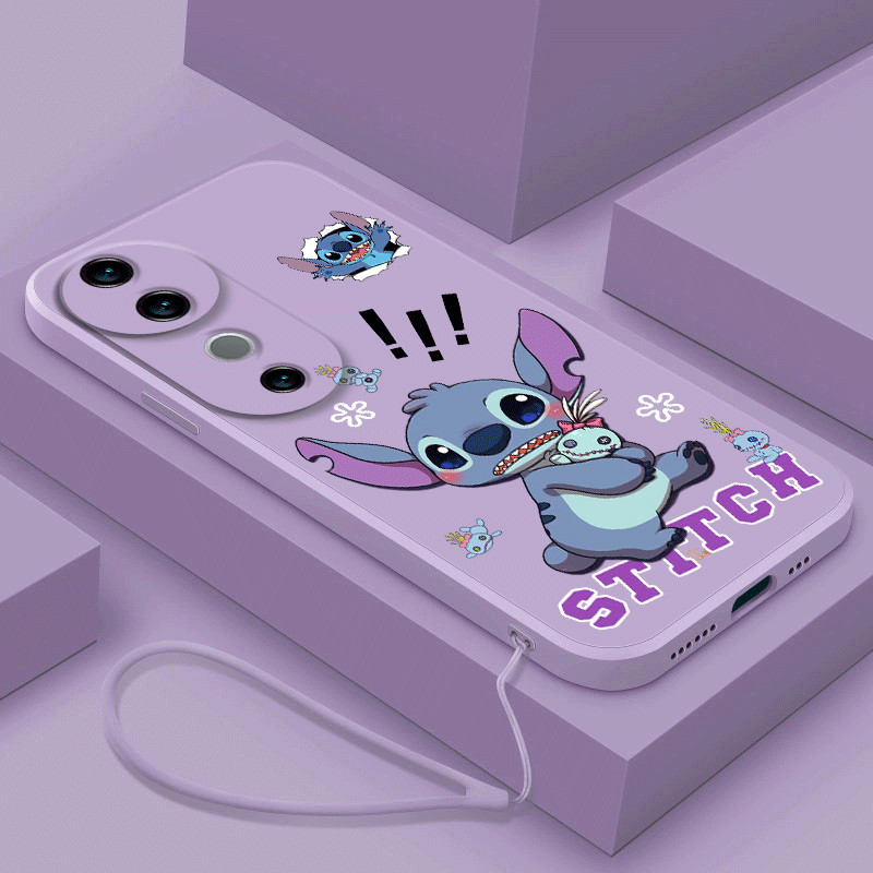 Vivo V40 Pro V40 Lite V40 Full Camera Cover Frightened Monster Silicon Liquid Rubber Casing Back Case