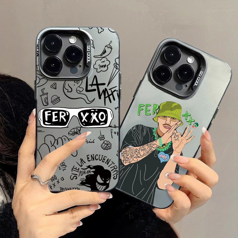 สําหรับ Xiaomi Mi 14 13 12 12T 13T Pro Mi 11 Lite 5G NE Poco F6 F5 X5 X6 M6 Pro 4G Feid Nitro Jam Ferxo หรูหรา IMD โลหะ Hard กันกระแทก