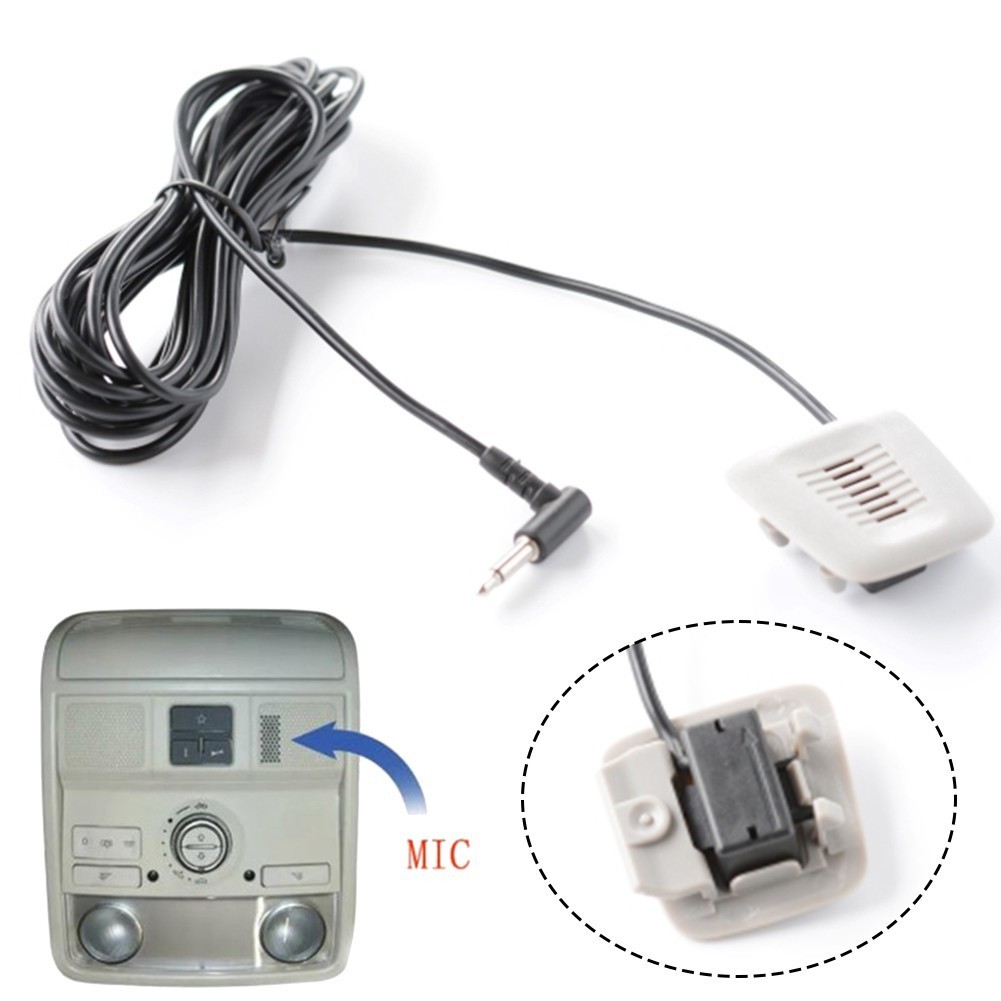 【Anna】Anti Corrosion External Mic for BMW 3 5mm Plug Car Audio Microphone Wired Stereo