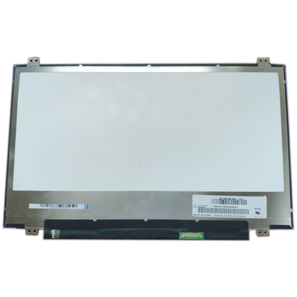 Nv140fhm-n62 ใหม่แผง LCD 14.0 นิ้ว 00ny446 สําหรับแล็ปท็อป 1920x1080 FHD IPs 30 pins