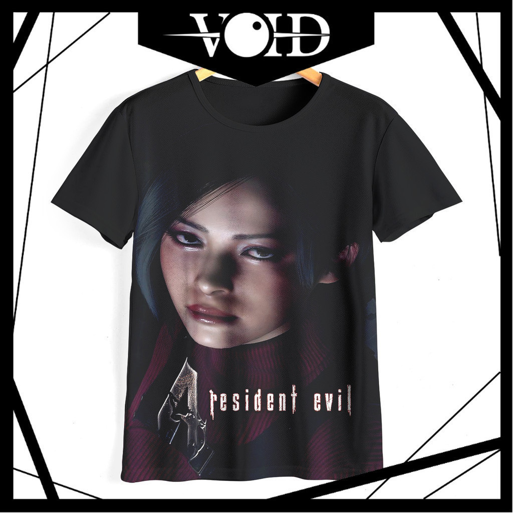 เสื้อยืดเด็ก เสื้อยืดผู้ใหญ่ เกมจัมโบ้ 10RE4 Resident Evil 4 Ada Wong เสื้อผ้าเด็กผู้ใหญ่เสื้อผ้าเกม