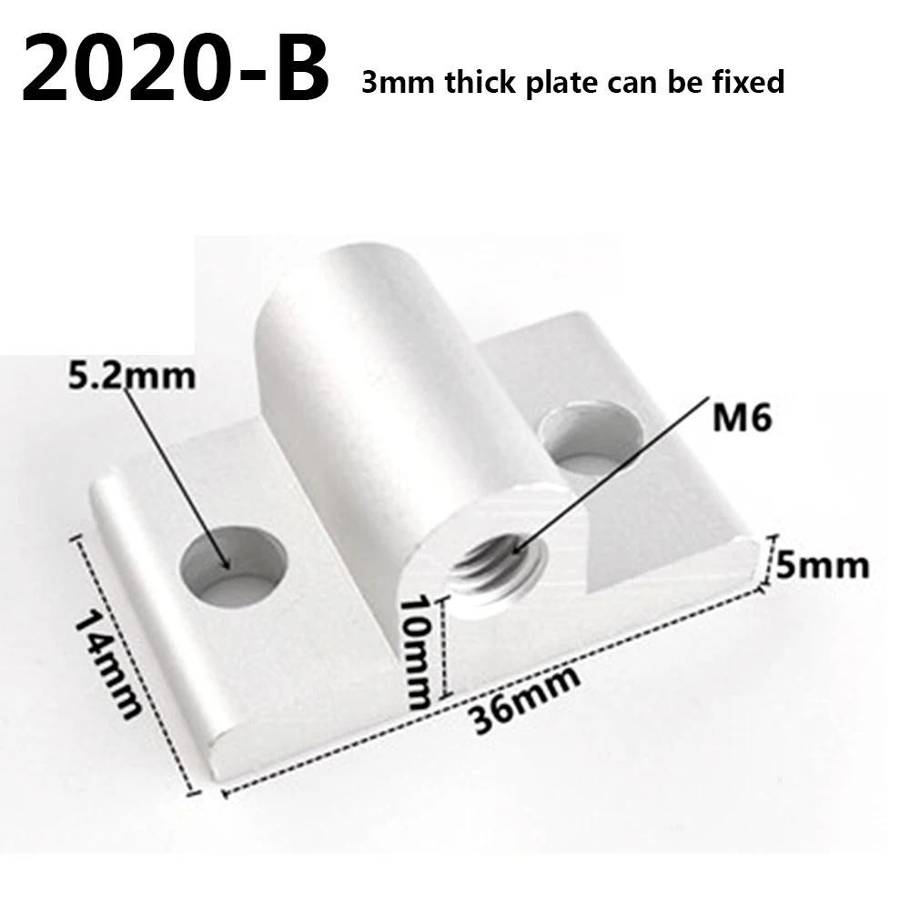 1 ลูกล้อเชื่อมต่อชุบคงที่ Extruderd มุมรหัสแผง Spacer สําหรับ 2020 3030 4040 4545 อลูมิเนียมโปรไฟล์
