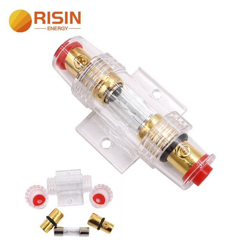 1 ชุด 30A 40A 50A 60A 70A 80A 100A AGU ฟิวส์และผู้ถือเครื่องเสียงรถยนต์ Refit ฟิวส์ผู้ถือรถสเตอริโอเสียง Circuit Breaker อินไลน์