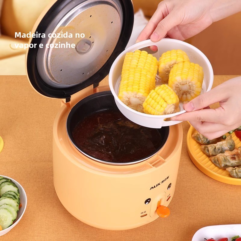 Little Yellow Duck Mini Small Upper Steam Lower Cooking Multi-Function Rice Cooker