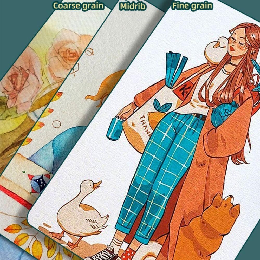 กระดาษสีน้ํา COSSY, A6 หนังสือสีน้ําแบบพกพาหยาบ, Travel Cotton Artist โปสการ์ดกล่องดีบุก ราคา ถูกที่สุด ดีลบีเคเค แกลเลอรีภาพที่ 9