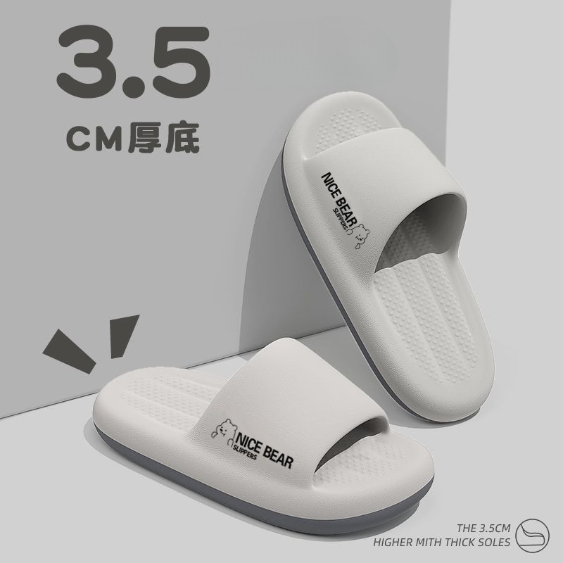 รองเท้าแตะใส่ในบ้านในร่มแบบใหม่2025รองเท้าแตะพื้นนิ่มสำหรับใส่ด้านนอกสำหรับฤดูร้อนสำหรับผู้ชายพื้นหนากันลื่นสวมใส่สบายแมทช์ลุคง่าย