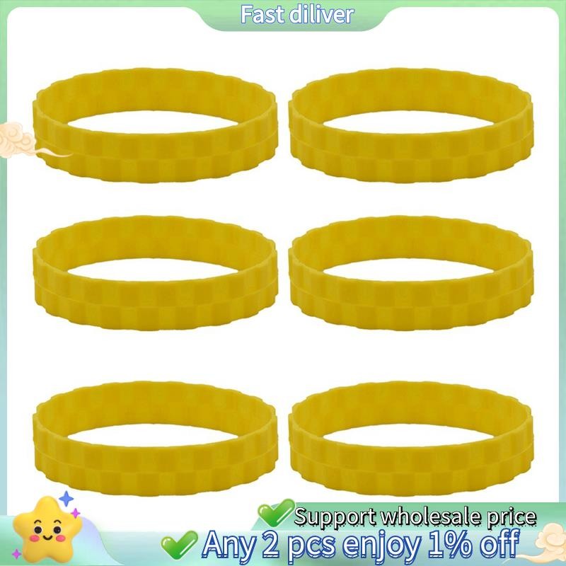 6 ชิ้น Anti-Slip ยางผิวเครื่องดูดฝุ่นอุปกรณ์เสริมสําหรับ Roborock S50 S55 S6 S5 Max Xiaomi หุ่นยนต์ 1S 2S T4 T6 1C
