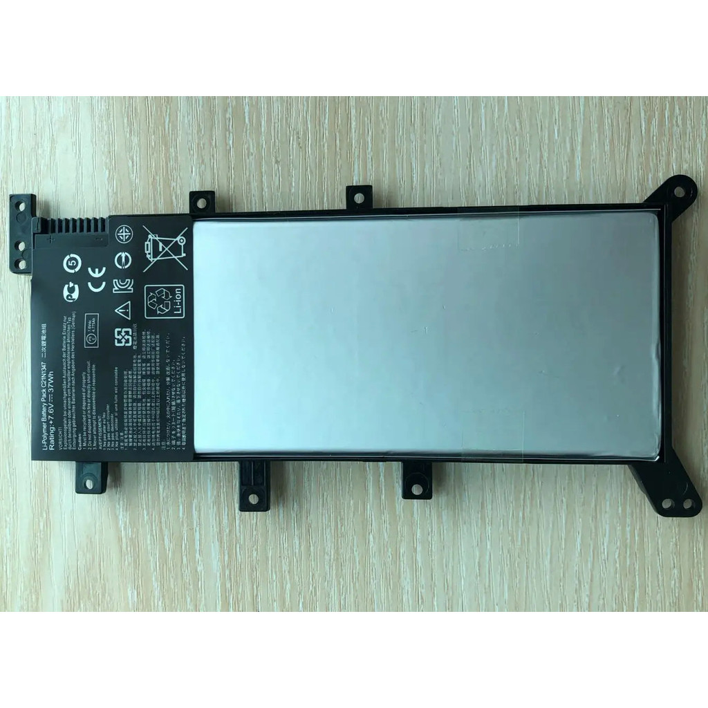แบตเตอรี่แล็ปท็อป For ASUS W519L A555L X555LA K555L F555L VM510L  C21N1347 38Wh 7.6V