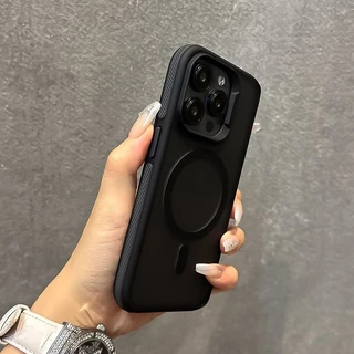 เคสโทรศัพท์สําหรับiphone 16 ProMax Magnetic Matte CASE iPhone 11 12 13 14 15 16 Pro Max iPhone 14/15/16 Plusกันกระแทกและป้องกันการตกกระแทกปลอกป้องกัน
