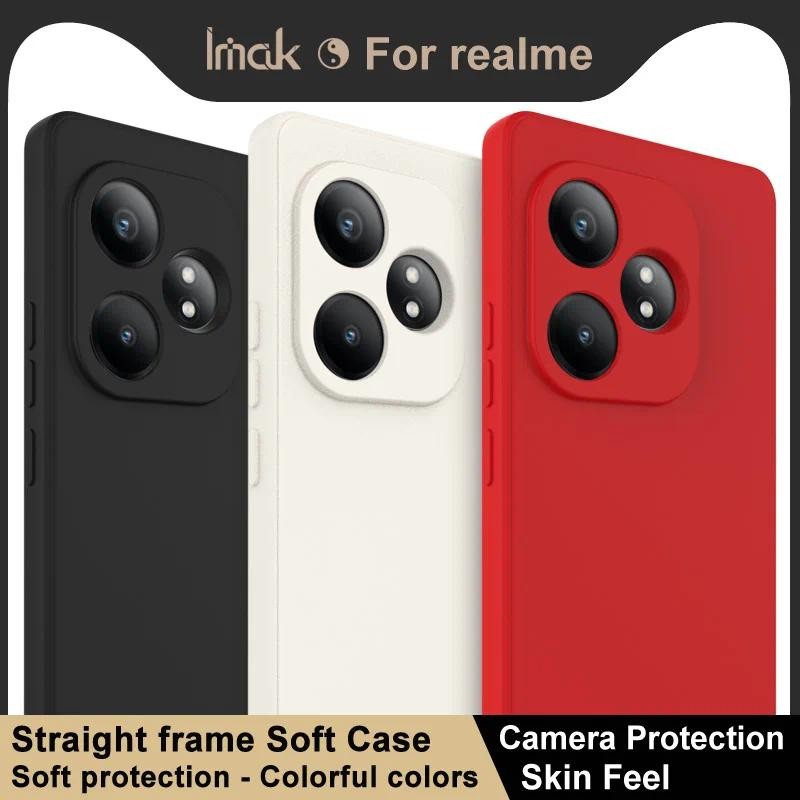 เคส Realme GT 6 5G IMAK UC-4 Seriesกรอบตรงนุ่มสําหรับRealme GT 6T Neo 6 SE 5Gฝาครอบ