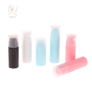 [maybeauty] ขวดโลชั่นรีฟิล Airless ปั๊มสูญญากาศอุปกรณ์อาบน้ําคอนเทนเนอร์พลาสติกเปล่าขวดเครื่องสําอาง 5ml 10ml 15ml {TH}