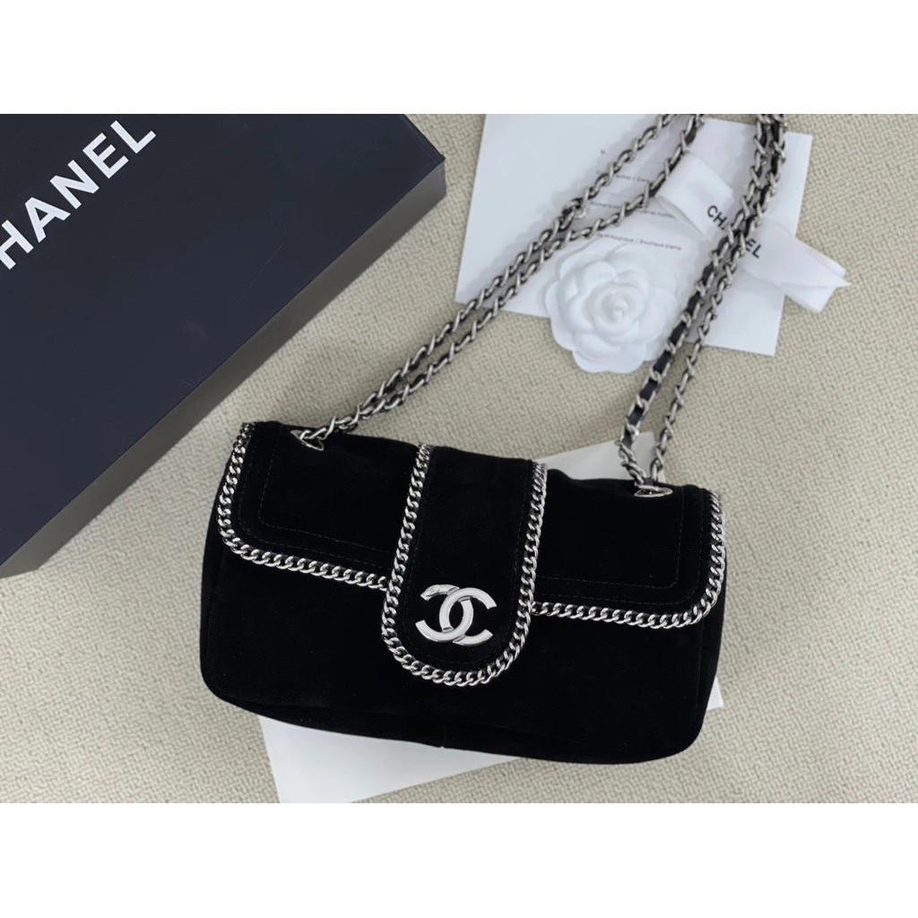 [คุณภาพสูงพิเศษ] Chanel 1 Chanel VINTAGE วินเทจห่วงโซ่หัวเข็มขัดแม่เหล็กกระเป๋าใต้วงแขน