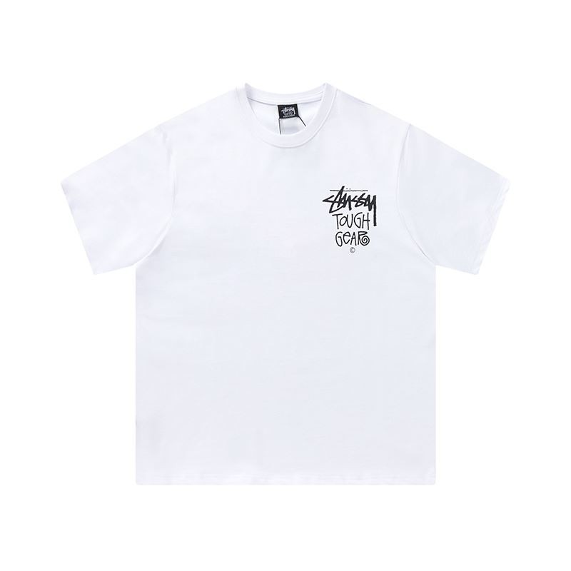 #T8 ด้านหน้าและด้านหลังโมโนโครมที่เขียนด้วยลายมือพิมพ์ตัวอักษรคู่เกาหลีขนาดบวกผ้าฝ้าย สตรีทแวร์ คอกลมยอดนิยมกราฟิกทีวินเทจ ไม่จํากัดเพศ เสื้อยืดส