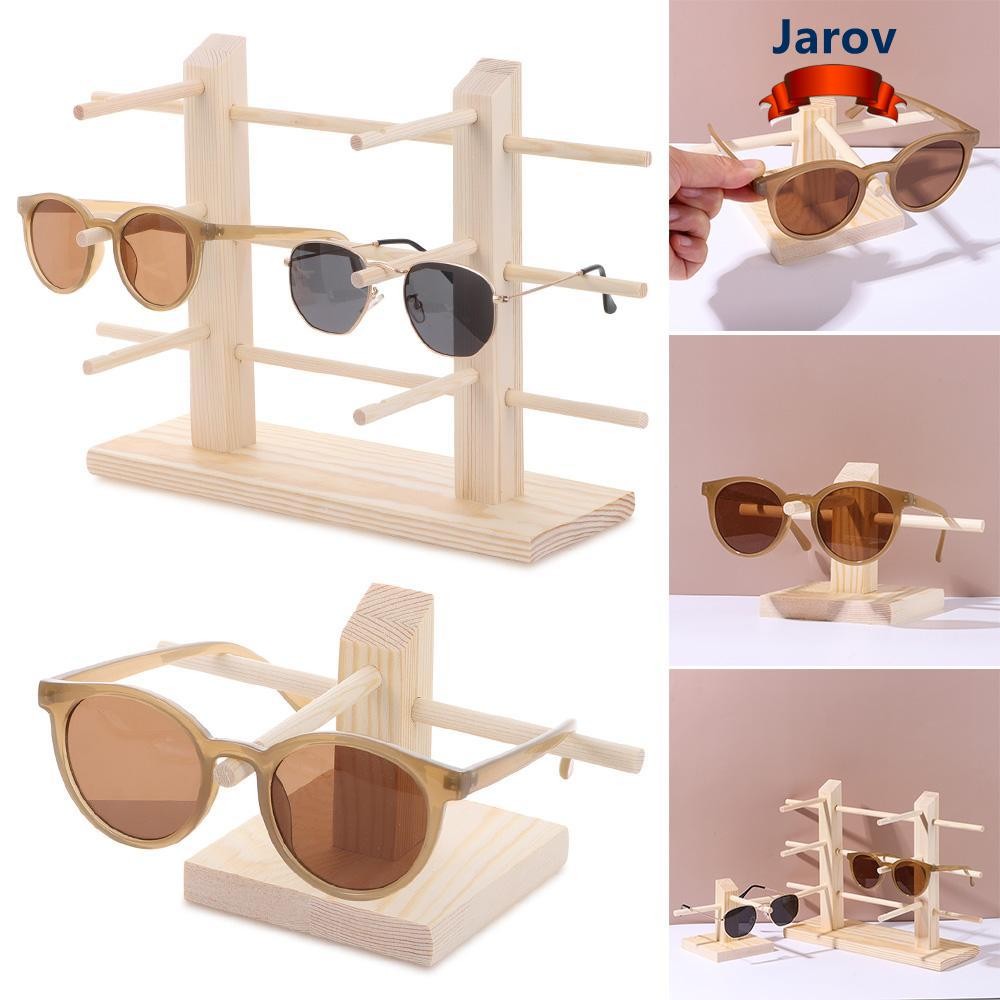 Jarov ขาตั้งจอแสดงผลแว่นตาชั้นวางของประหยัดพื้นที่ Home Organizer กรอบนิทรรศการ