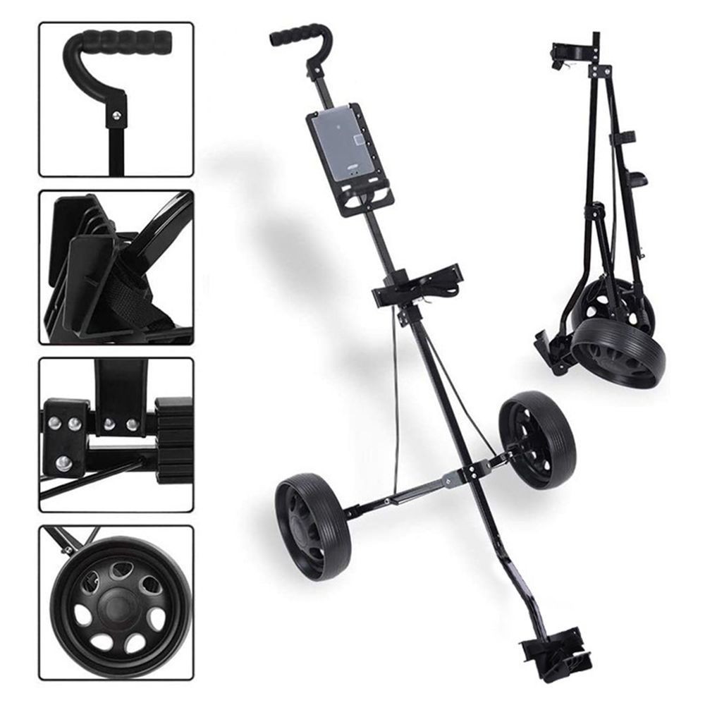 🍀Golf Charter Two-Wheel Iron Car Foldable