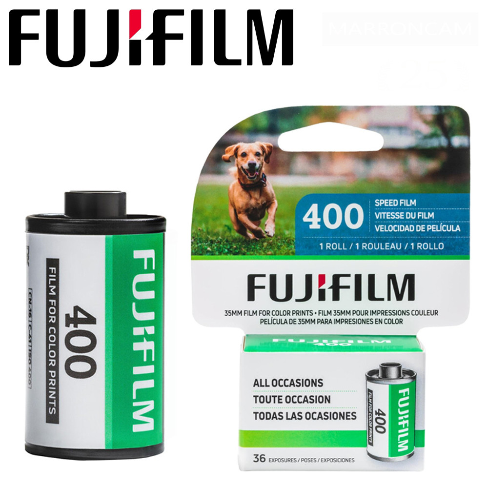 Fujifilm Fujicolor 400 35mm 36 ฟิล์มลบสีแสง 1-6 ม้วน (หมดอายุ-2025-10)