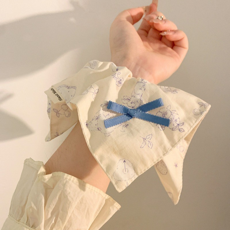 Jojo COCO กระต่ายใหญ่เกาหลีพิมพ์ผมหางม้า Tie ยางรัดผมยาง - รูปที่ 5