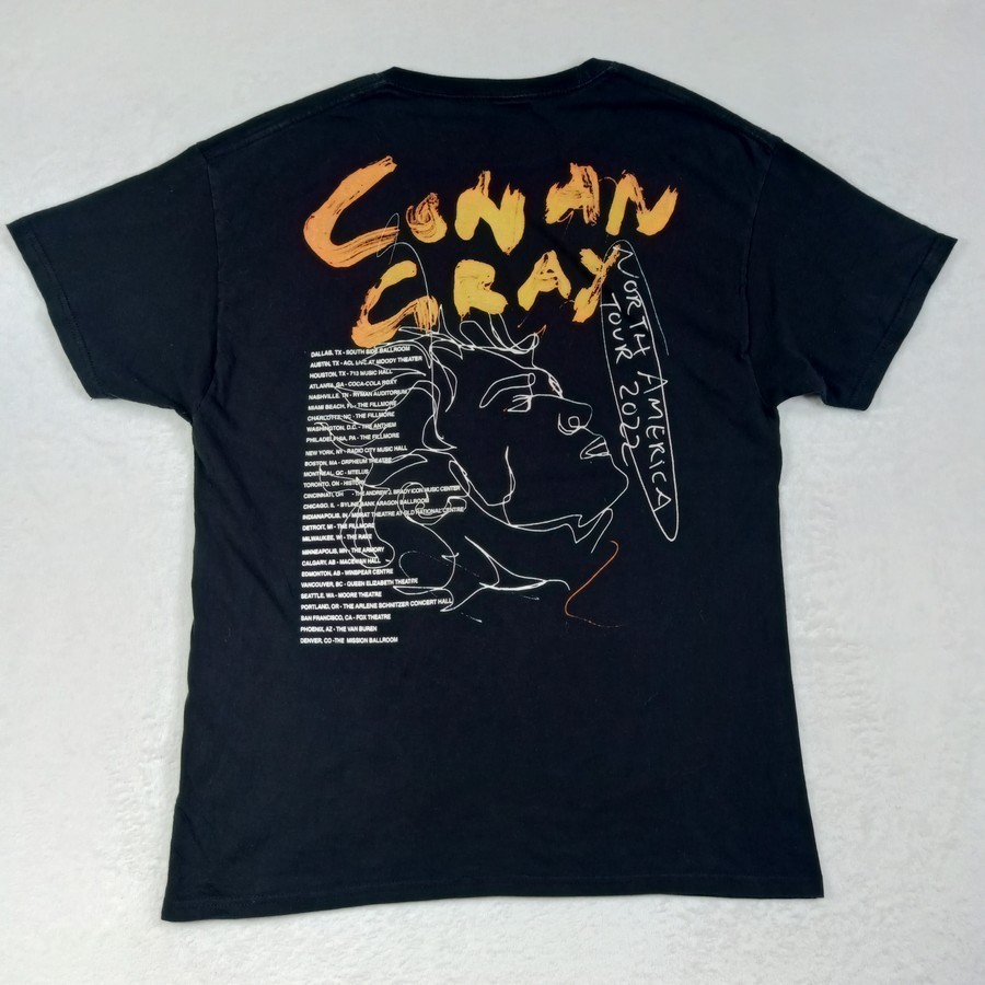 T-Shirt💥 Conan Gray North America Tour  Black Unisex T-Shirt  S-5XL S-5XL
