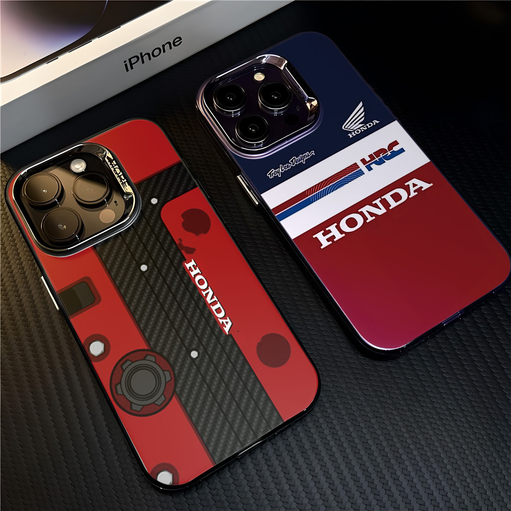 JDM honda สําหรับoppo A96 A95 A93 A79 A78 A60 A53 A57 A58 A60 A38 A17 A16K A3s A5 A7 A9 A31 2020 OPPO Reno 6 8Tแฟชั่นชุบโลหะเย็นสร้างสรรค์ยี่ห้อ