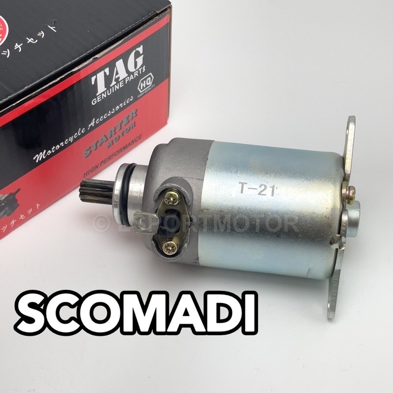 🔥 SCOMADI TL125 STARTER มอเตอร์ ASSY TL 125