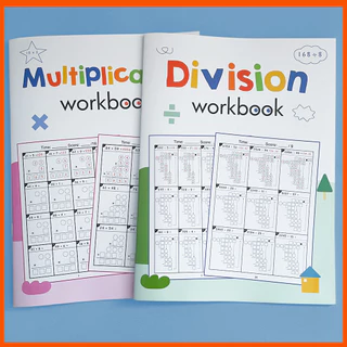 คณิตศาสตร์ยาว Division & 2 หลัก 1/2 หลัก Multiplication Practice Workbook ทักษะคณิตศาสตร์ Mastery สําหรับเด็กอายุ 8-11 หนังสือฝึก Homeschool การเรียนรู้เครื่องมือ