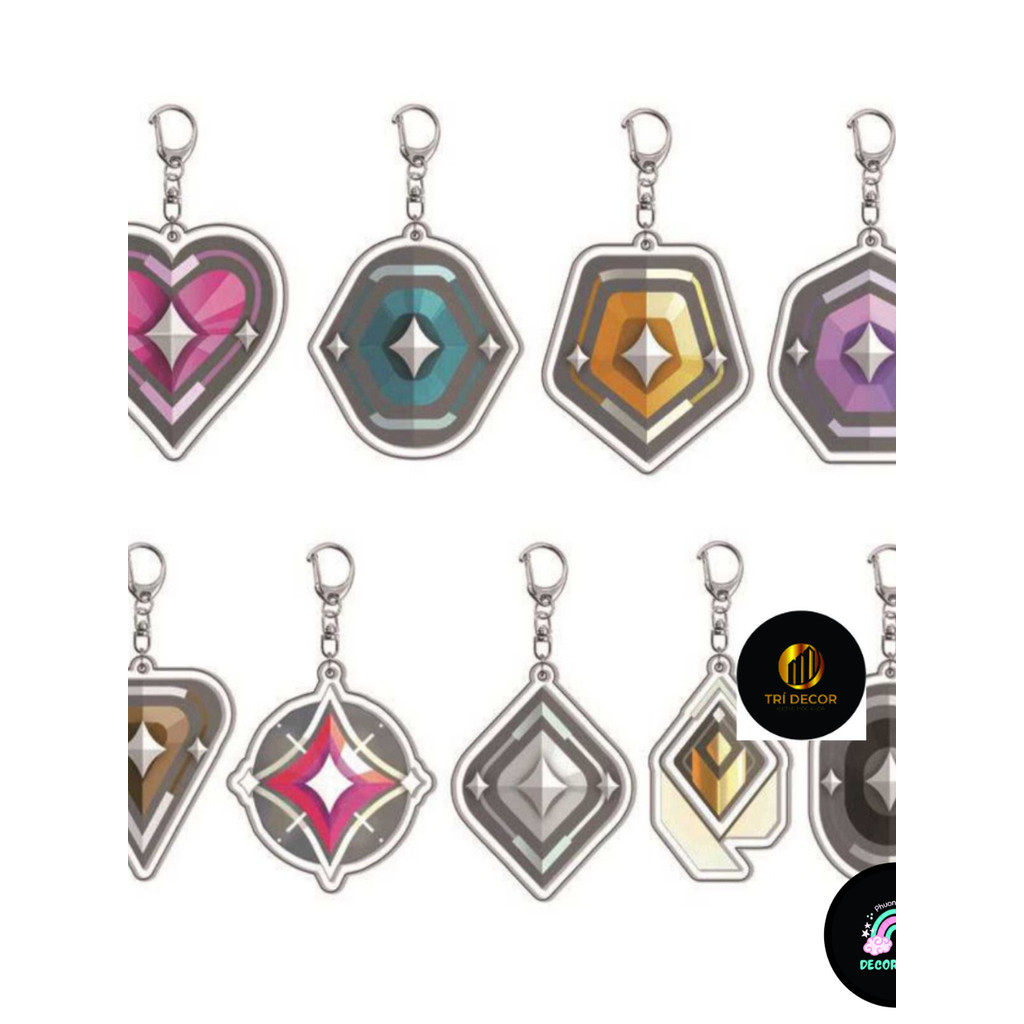 Valorant Cypher NS3 พวงกุญแจเกมอะคริลิคพร้อมตัวละครน่ารัก