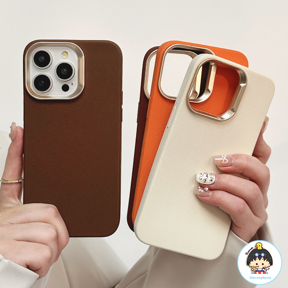 หรูหราสีทึบเลนส์electroplatedกรอบเคสโทรศัพท์สําหรับiphone 16 15 14 13 12 Pro Max 16 Plus 11 Dirtทนกันกระแทกนุ่มTPUปกหลัง