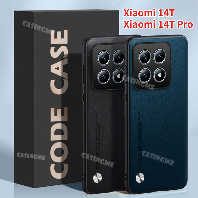 Xiaomi 14T 14TPro 2024 หรูหราผิวธรรมดาหนังเคสโทรศัพท์สําหรับ Xiaomi 14T 14 T14 14TPro Xiaomi14T Pro 