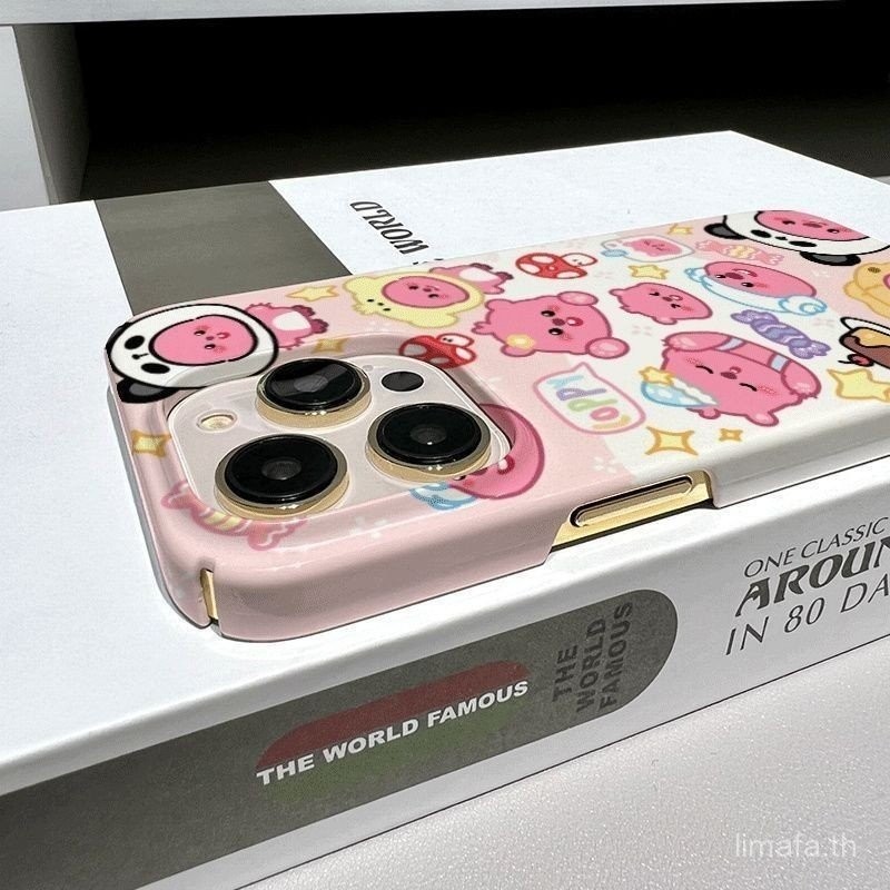 เคสมือถือเคสแข็งการ์ตูนแอนิเมชันสุดน่ารัก Loopy หัวใจสาวๆสำหรับ iPhone 11 12 13 PRO MAX 14PROMAX 15PROMAX 14 15 PLUS 8PLUS XR xsmax เคสกันกระแทก