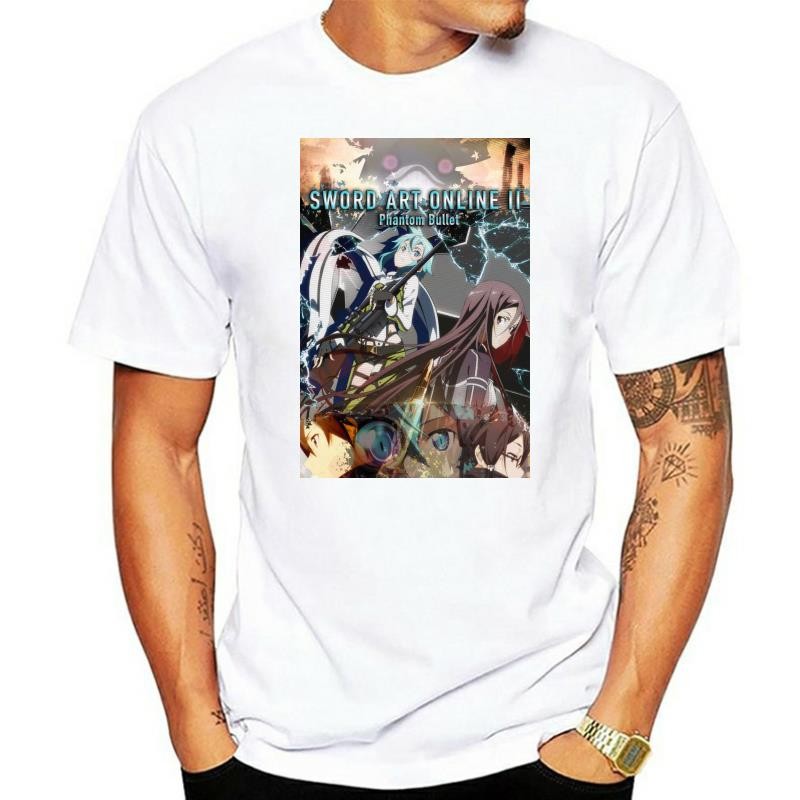 ใหม่ Sword Art Online Ii Anime Tv Show โปสเตอร์ชายเสื้อยืดขนาด S-2Xl สไตล์ฤดูร้อน Tee เสื้อ