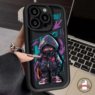 การ์ตูนเท่ซีรีส์เด็กชายเคส ที่อ่อนนุ่มสำหรับ Oppo A17 A15 A57 A18 A35 A77 A38 A5s A17K A78 A53 A3s A12 A33 A58 A16 A54