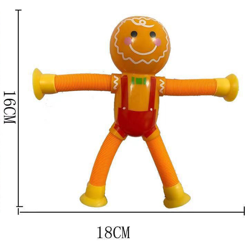 ฮาโลวีนส่องสว่างยืดหลอดปริศนานวนิยายของเล่นบีบอัดการ์ตูนถ้วยดูดหลอดกล้องส่องทางไกลไข่กะโหลกของเล่นเด็กของขวัญเล่นตลกของเ - รูปที่ 3