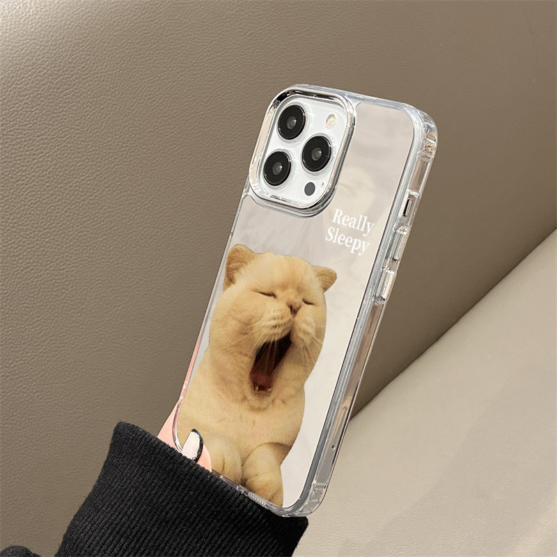 TPU กระจกแต่งหน้าเคส For iPhone 14 Pro Max 15 13 11 16 12 16pro 16promax 13promax 15promax 15pro 13pro เคสโทรศัพท์มือถือ - รูปที่ 6