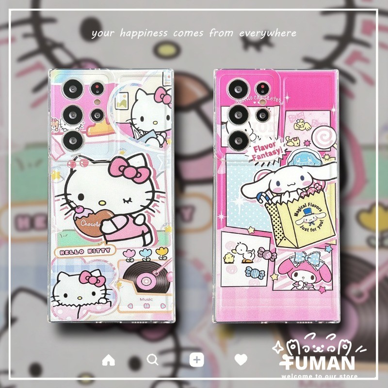 สไตล์เกาหลีน่ารัก Cinnamoroll สําหรับ Vivo V40 V30 V29 V27 V25 V23 V20 Pro T2 Pro V27E V23E V21 V21S