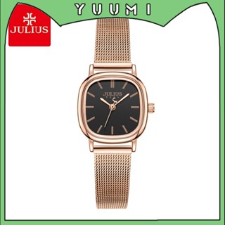 Julius นาฬิกาข้อมือ ทรงวงรี ขนาดเล็ก กันน้ํา สไตล์เกาหลี สํา…