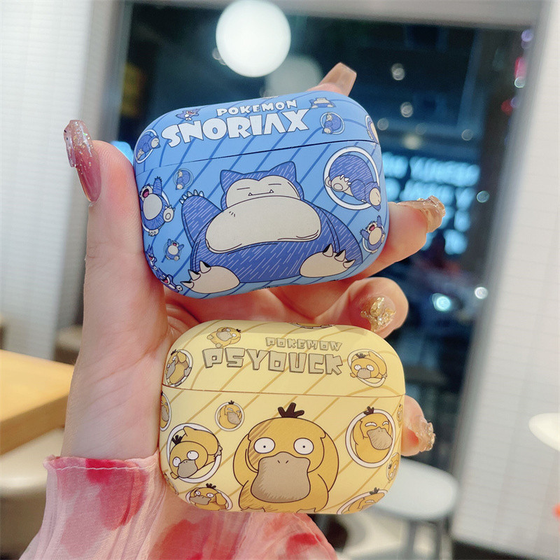 (Pro3 2025) เคสโปเกมอนน่ารักสําหรับ AirPods4(2024)1/2/3/Pro/Pro2/Pro3 Frosting Full Protection Case