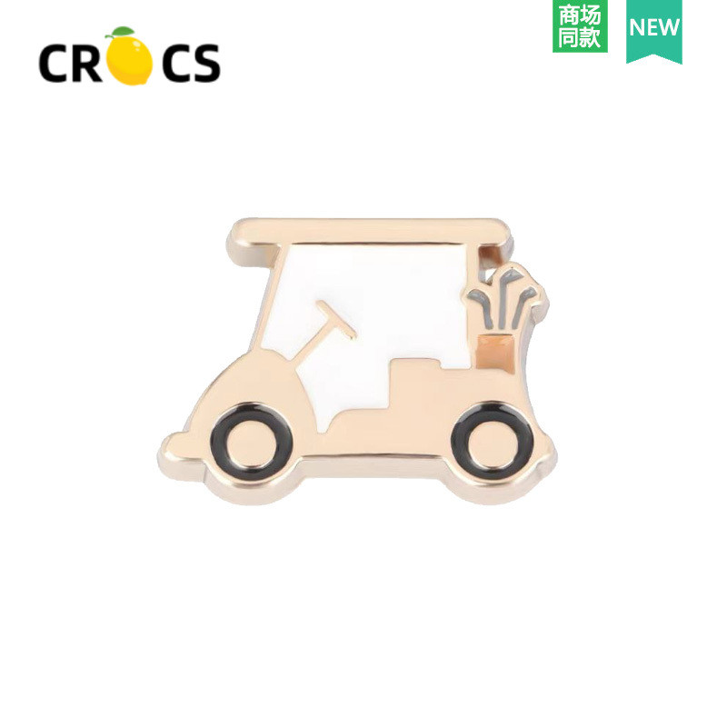 2024 สไตล์ใหม่ crocs crocs รองเท้าอุปกรณ์เสริม diy หัวเข็มขัดรองเท้าโลหะมุกคุณภาพสูง ตกแต่งดอกไม้