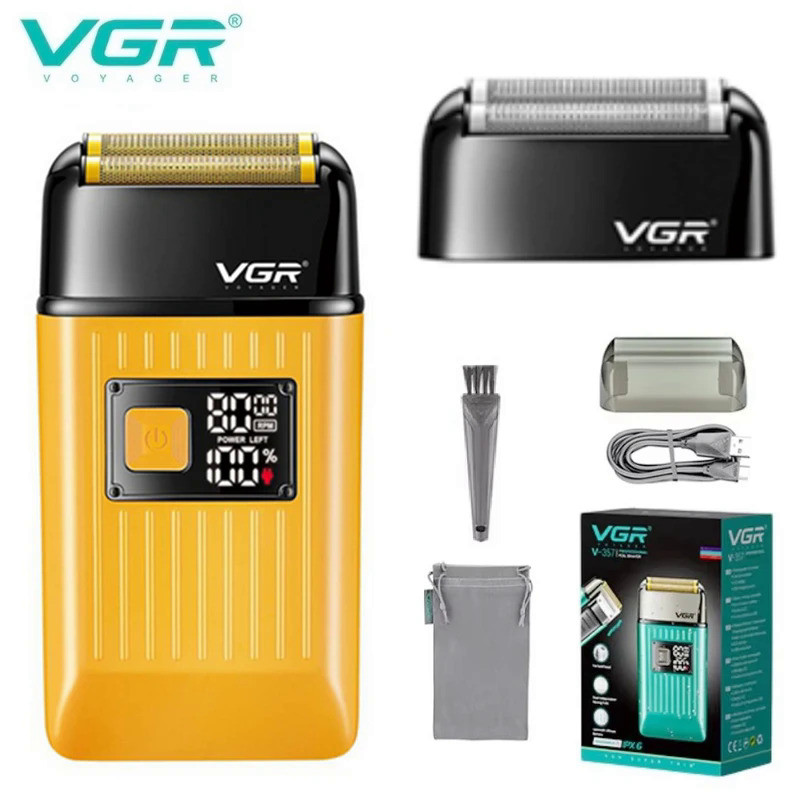 VGR Shaver Electric Beard Trimmer Waterproof Razor Professional Shaving Machine Bald Head Trimmer Ra