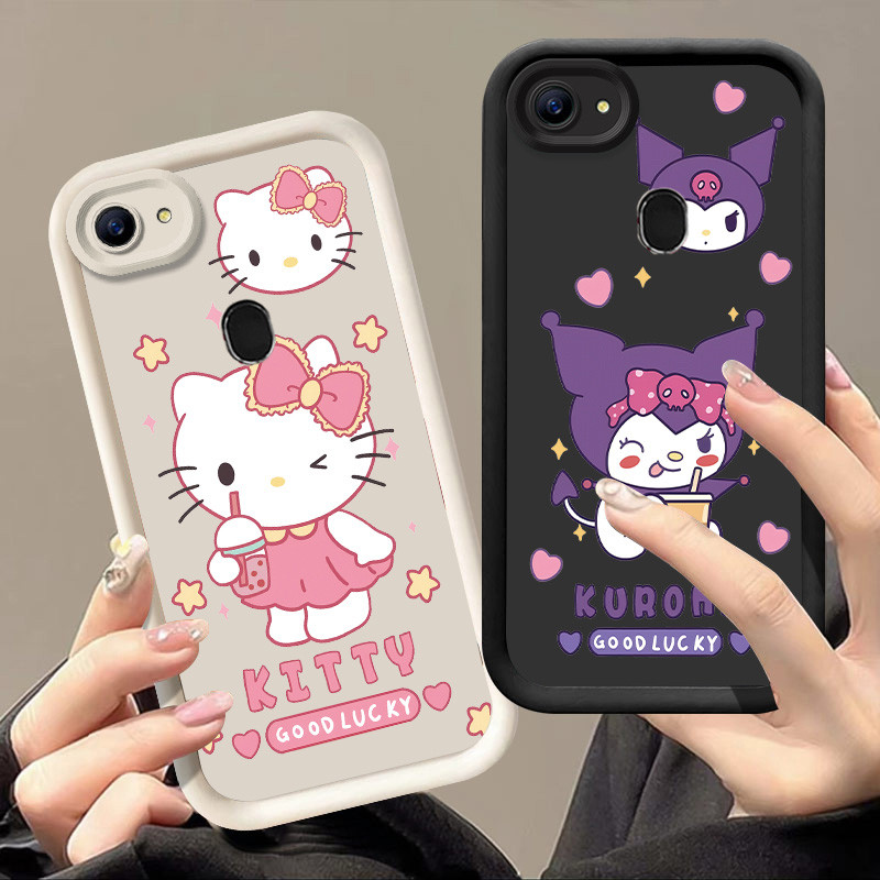 เคส oppo f7 เคสโทรศัพท์ hello kitty&Kuromi สําหรับฝาครอบ bts