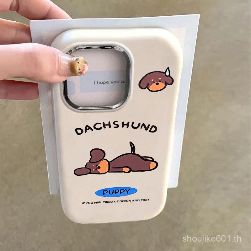 เคสมือถือกรอบโลหะสำหรับ iPhone 16pro สนุก iphone12/13mini ซิลิโคน14/15นิ่ม11 /xr กันกระแทก