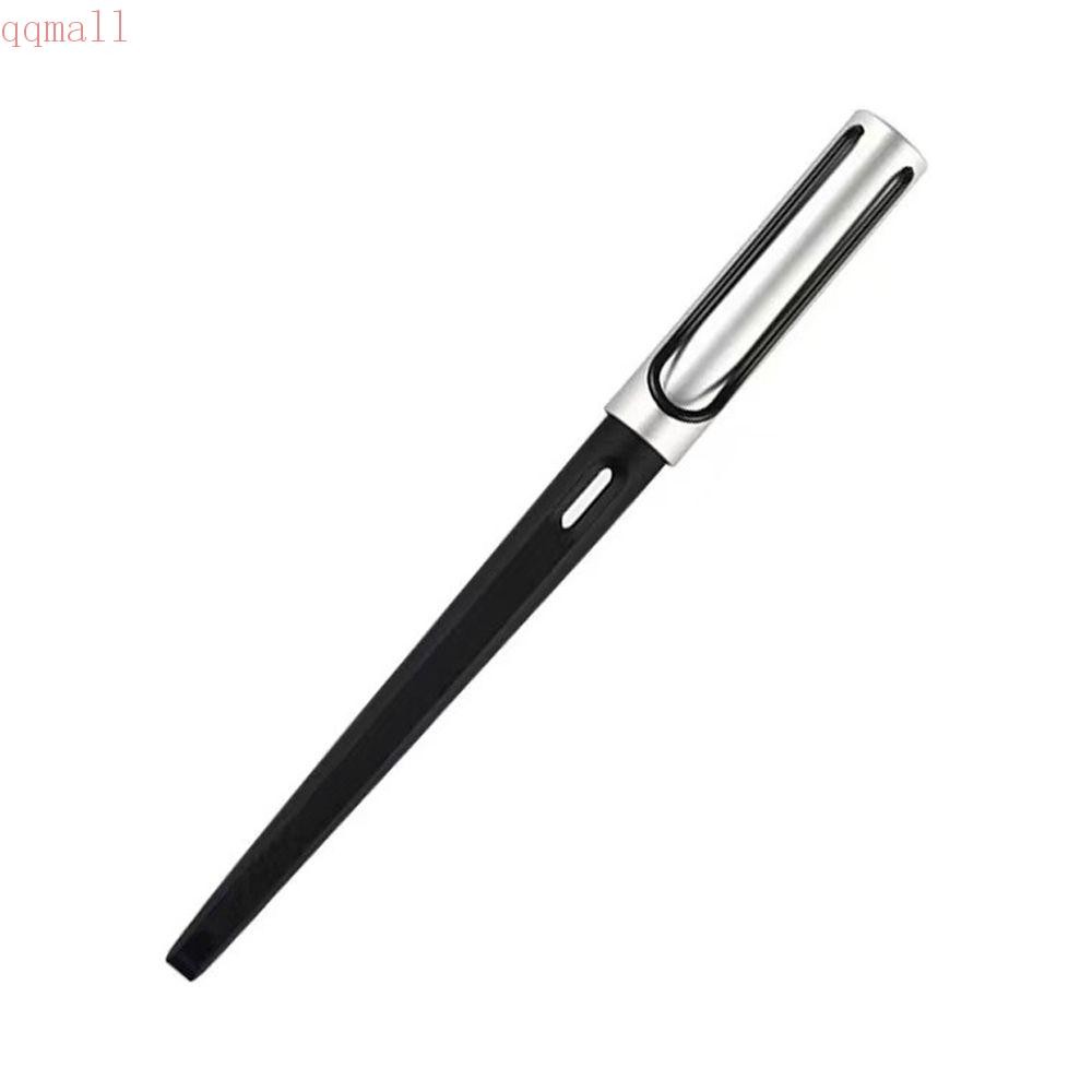 Qqmall Fountain ปากกาเขียนปากกาของขวัญท่าทาง Correction Bent Nib ปากกาหมึกอุปกรณ์สํานักงานเครื่องเขียนธุรกิจ EF F Nib ปากกาประดิษฐ์ตัวอักษร