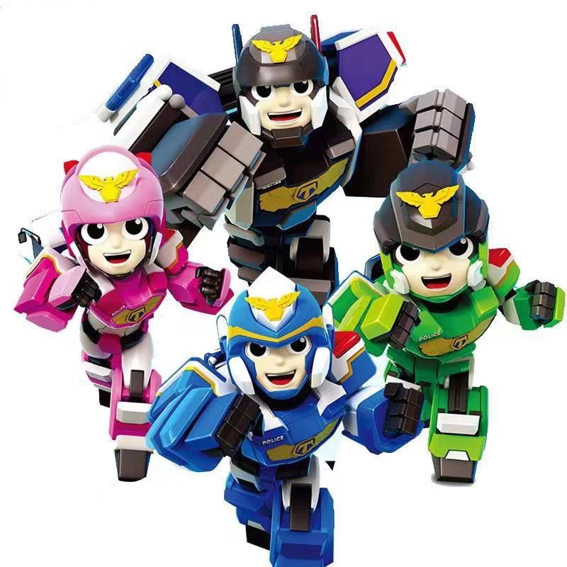 Justice Justice Rescue ทีมของเล่น Transformation รถ Toray Sinhamo เด็กเด็ก Transformation ของเล่นชุดใหญ่ 10.6