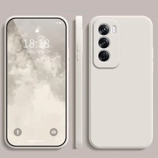 เคส OPPO Reno 12 5g สีทึบ OPPO Reno12 5g เคสซิลิโคนป้องกันการตกสีธรรมดาเรียบง่าย YT