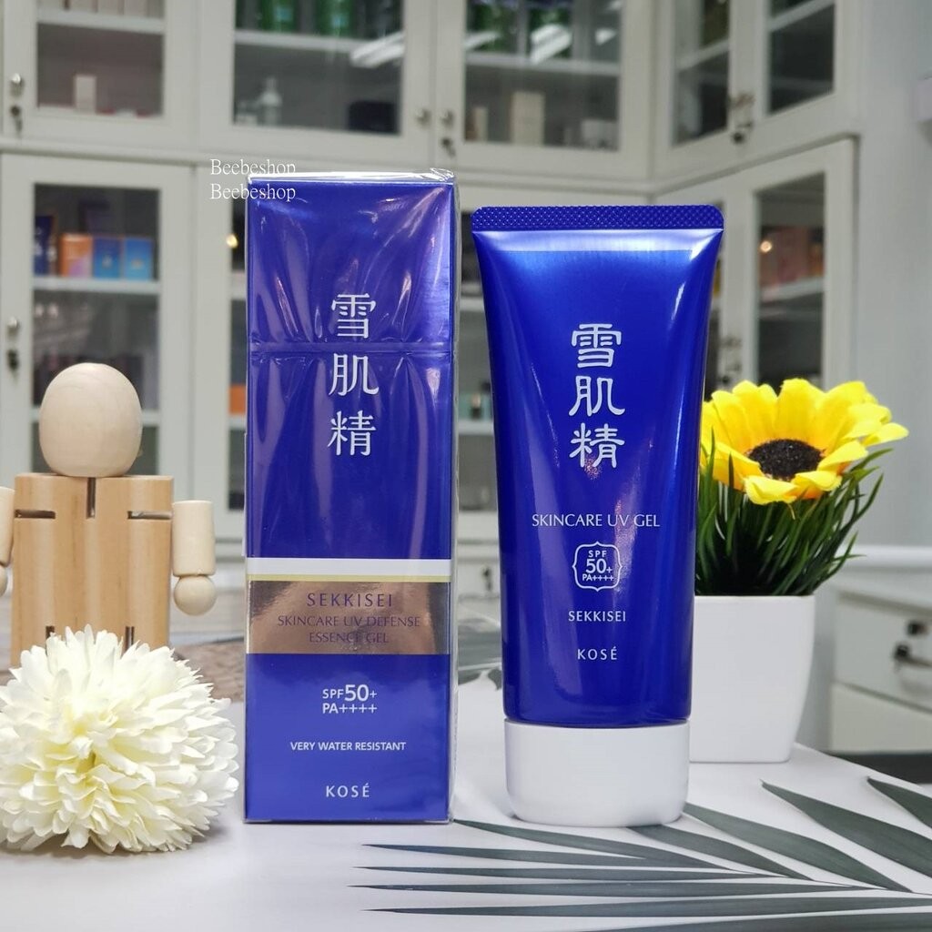 KOSE กันแดดสูตรใหม่!! KOSE SEKKISEI Skincare UV Defense Essence Gel SPF50+ PA++++ 90g 91ml กันแดดกันน้ำ กันเหงื่อ
